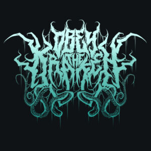 Haunting Echoes of the Sea themed Logo - Black Tanktop Design
